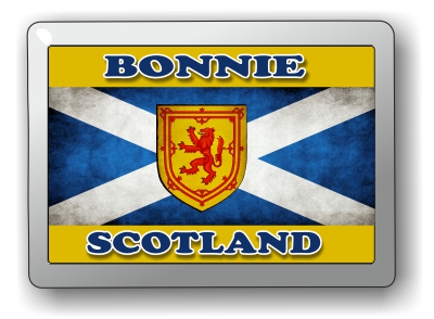 Bonnie Scotland fridge magnet